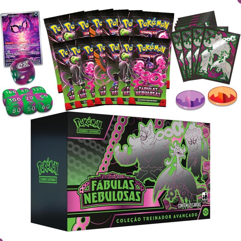 Pokemon Box Elite Treinador Avançado EV6.5 Fabulas Nebulosas